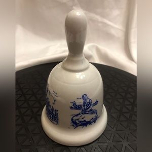 Vintage Lipplesdorf Crown GDR Ceramic Dinner Bell